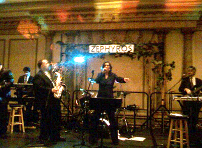 Image of Robin Performing Zizos Wedding 2007